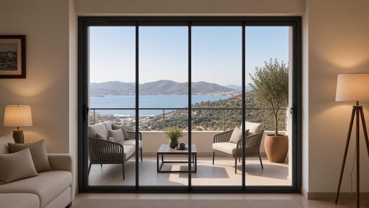 Temsili görsel, tamamlanmış müşteri projesi değildir: cam balkon sonrası premium balkon