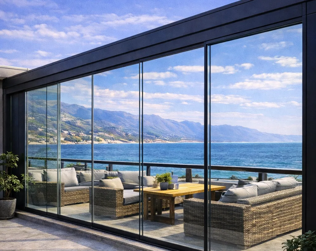 Edremit Körfez cam balkon uygulaması